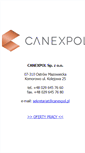 Mobile Screenshot of canexpol.pl